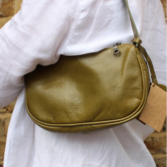 Edith Olive Green Shoulder bag